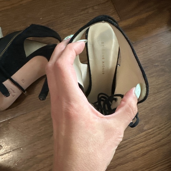Etienne aigner black lace heels - Picture 3 of 3